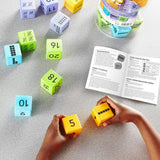 Colorful Foam Number Representation Dice