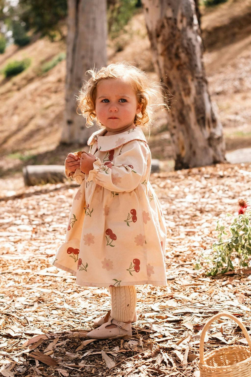 Clementine Dress in Cherry Bloom