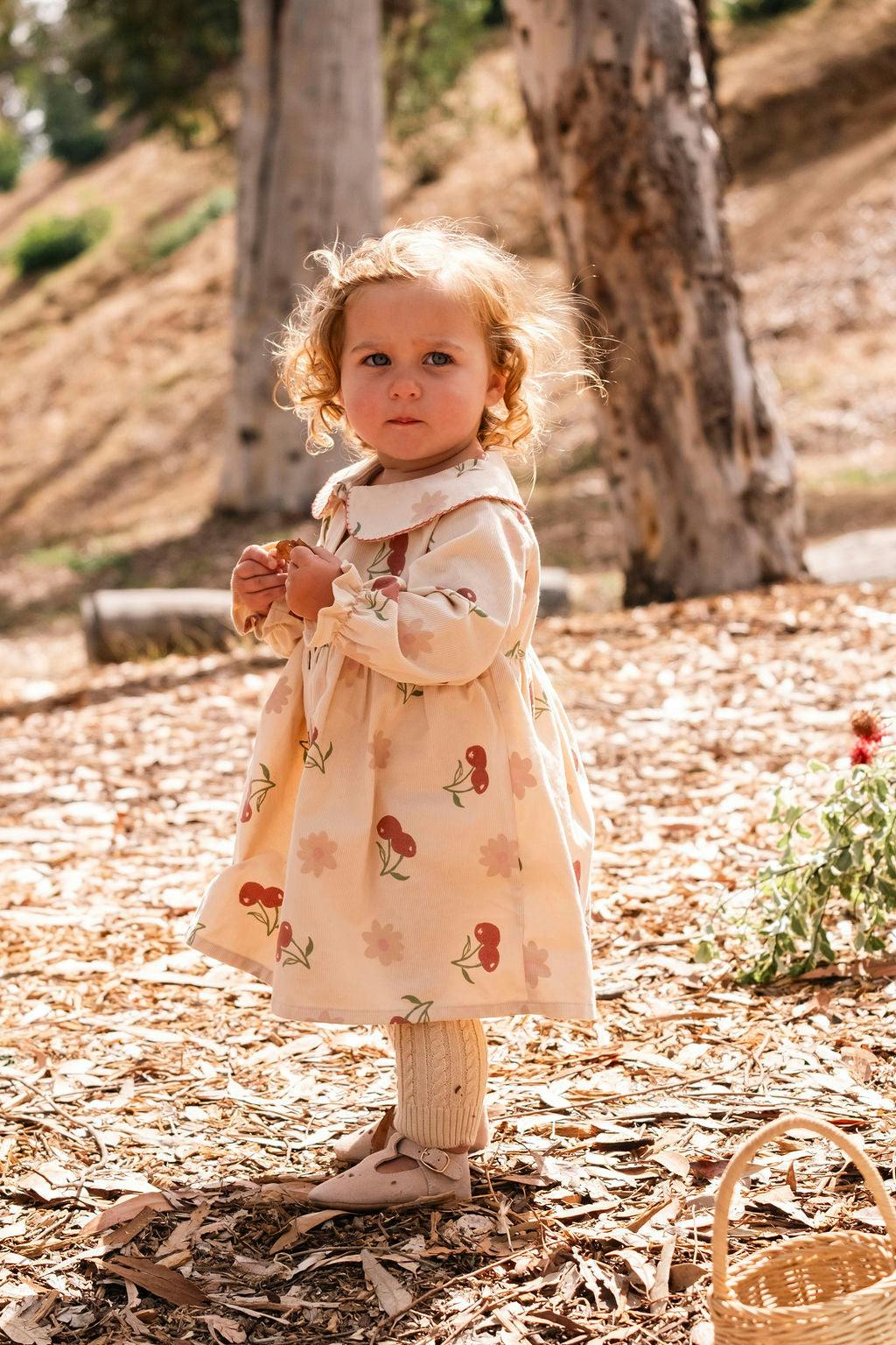 Clementine Dress in Cherry Bloom