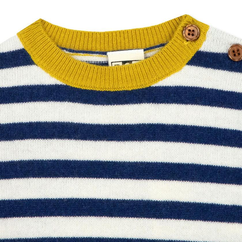 BONTON Pepito Baby Sweater - Sailor Blue