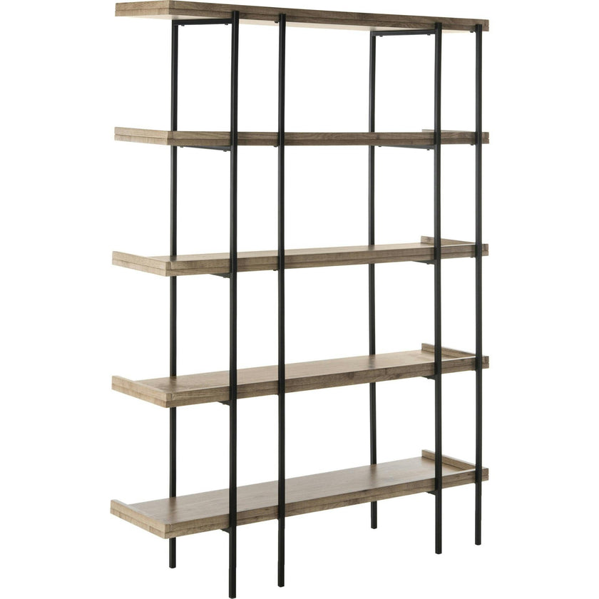 Cecilia Retro Mid-Century 5-Tier Wood Etagere