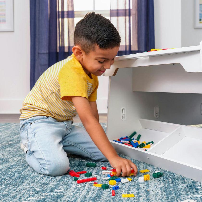 Building Bricks Play N Store Mega Table