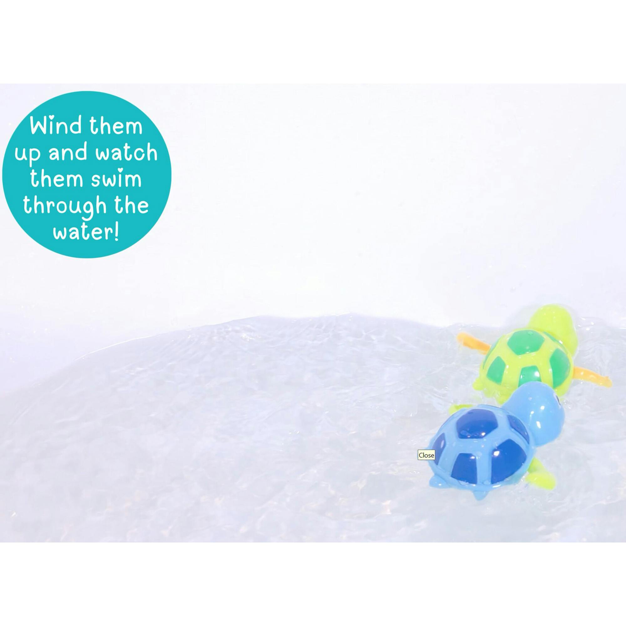 Bath Time: Wind-Up Turtles