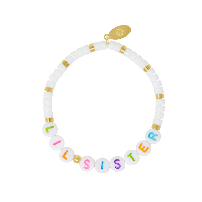 Girl's Big Sis/Lil Sis Stretchy Bead Bracelet Set