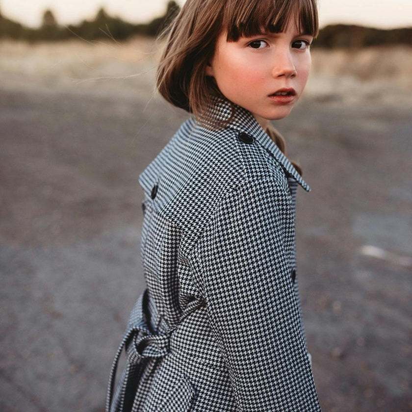 Mayfair Coat - Classic Houndstooth