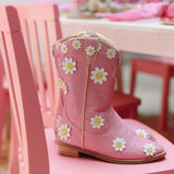 Cowgirl Oopsie Daisy Boots, Pink