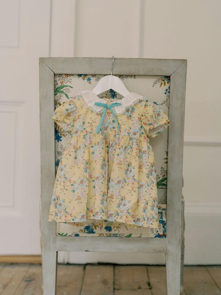 Yellow Floral Willow Baby Girl Set