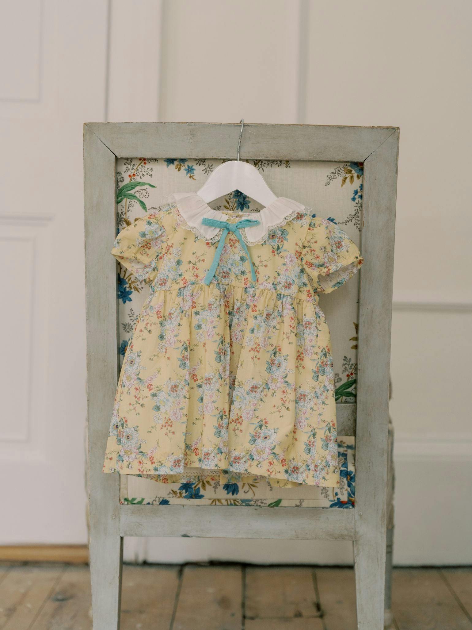 Yellow Floral Willow Baby Girl Set