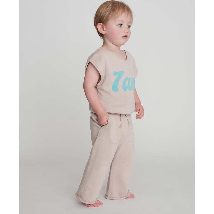 Baby My Boxy Cotton Rolled Edge Relaxed Fit Pants