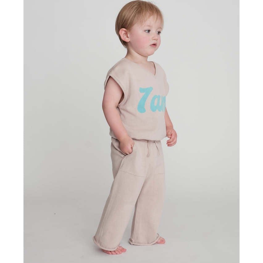 Baby My Boxy Cotton Rolled Edge Relaxed Fit Pants