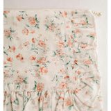 Sorrento Bloom Timeless Floral Ruffle Zipper Pouch