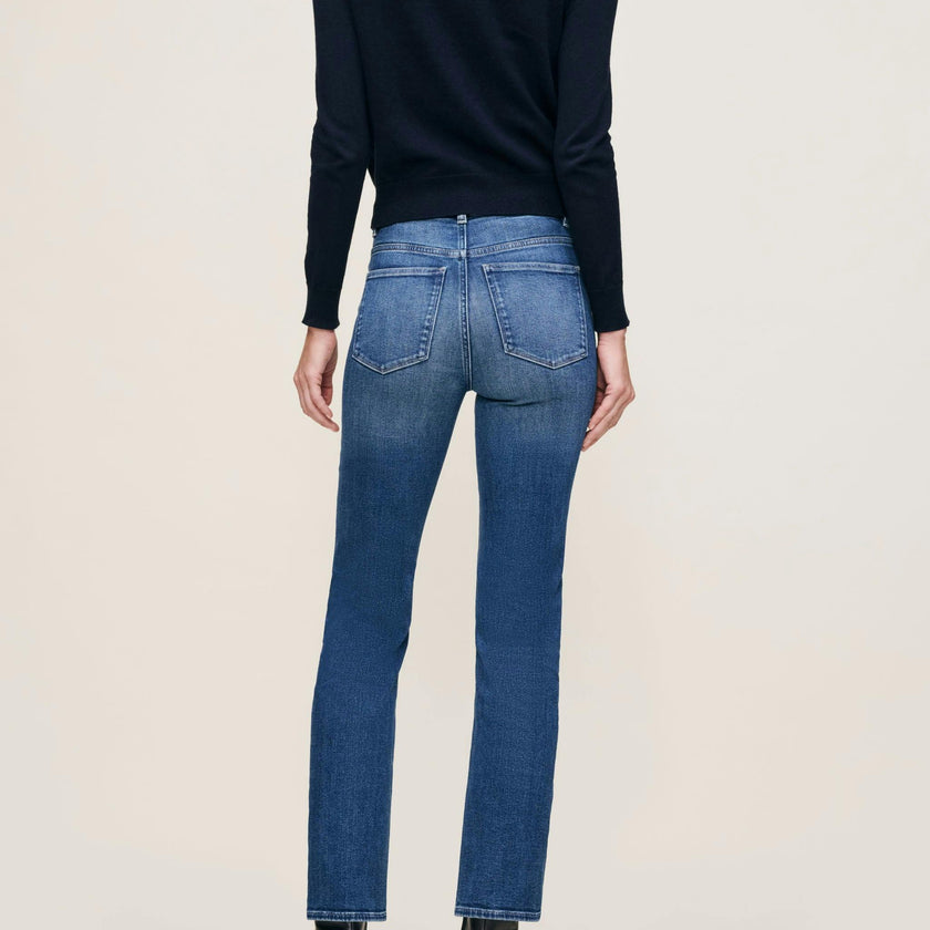 Halle Straight High Rise Instasculpt™ 29" Jeans Oceanside