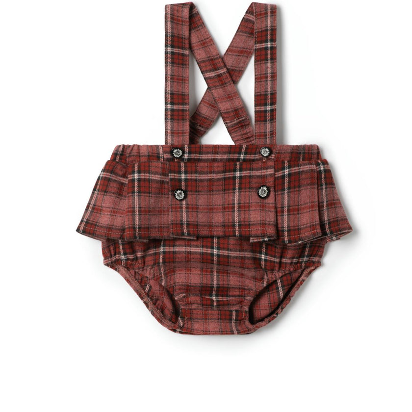 Plaid Overall