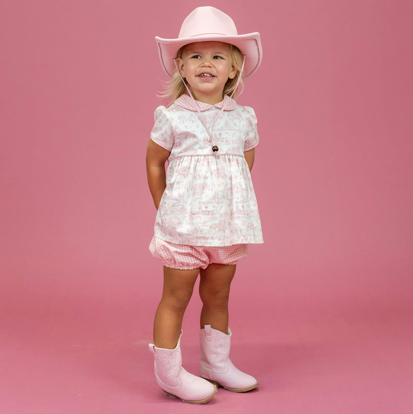 Emery Girl Set - Dallas Print