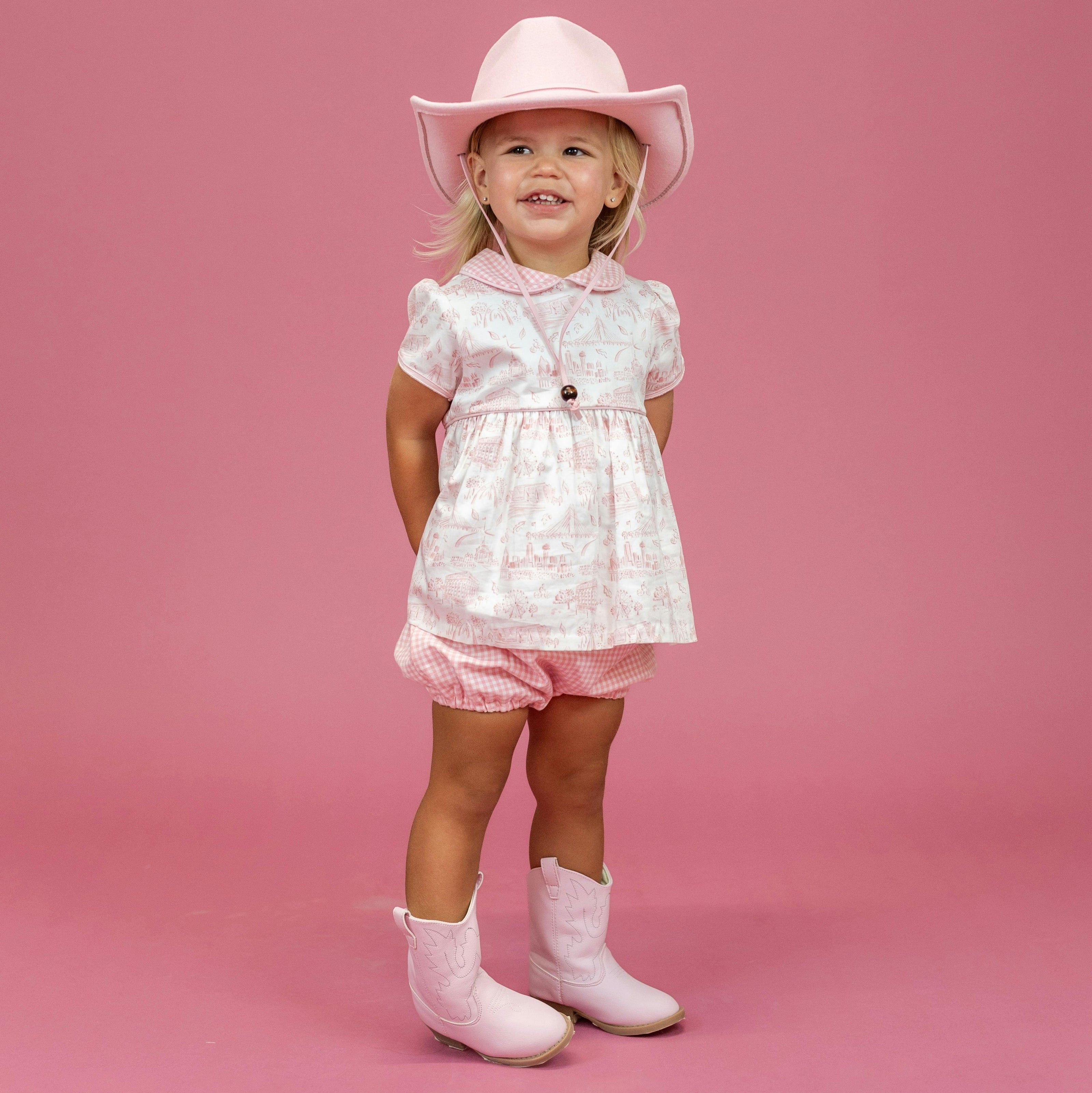Emery Girl Set - Dallas Print