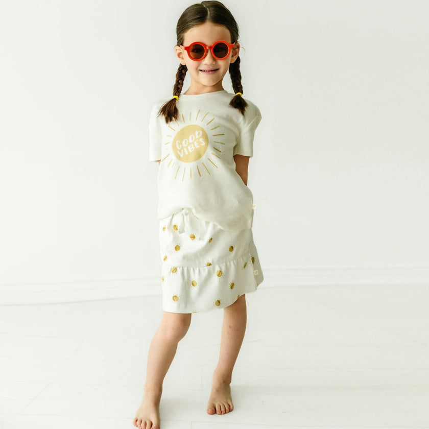 Organic Boxy Tee and Skort