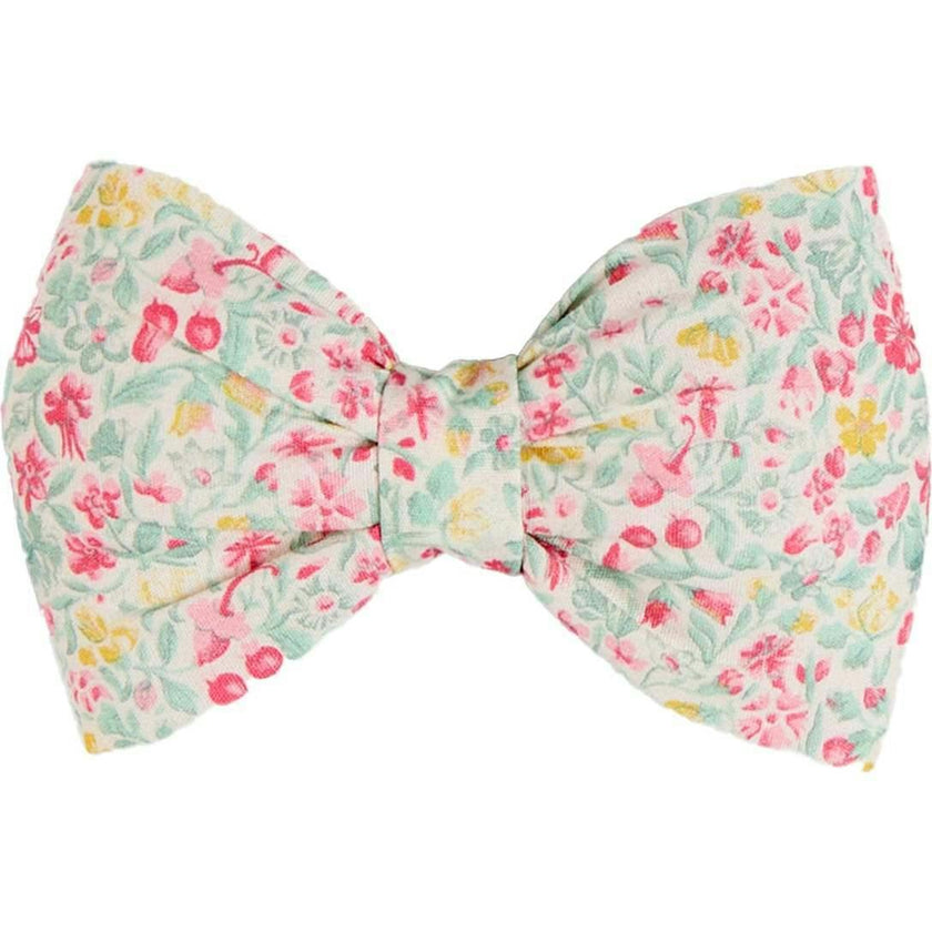 Adelaide Floral Medium Bow Hair Clip