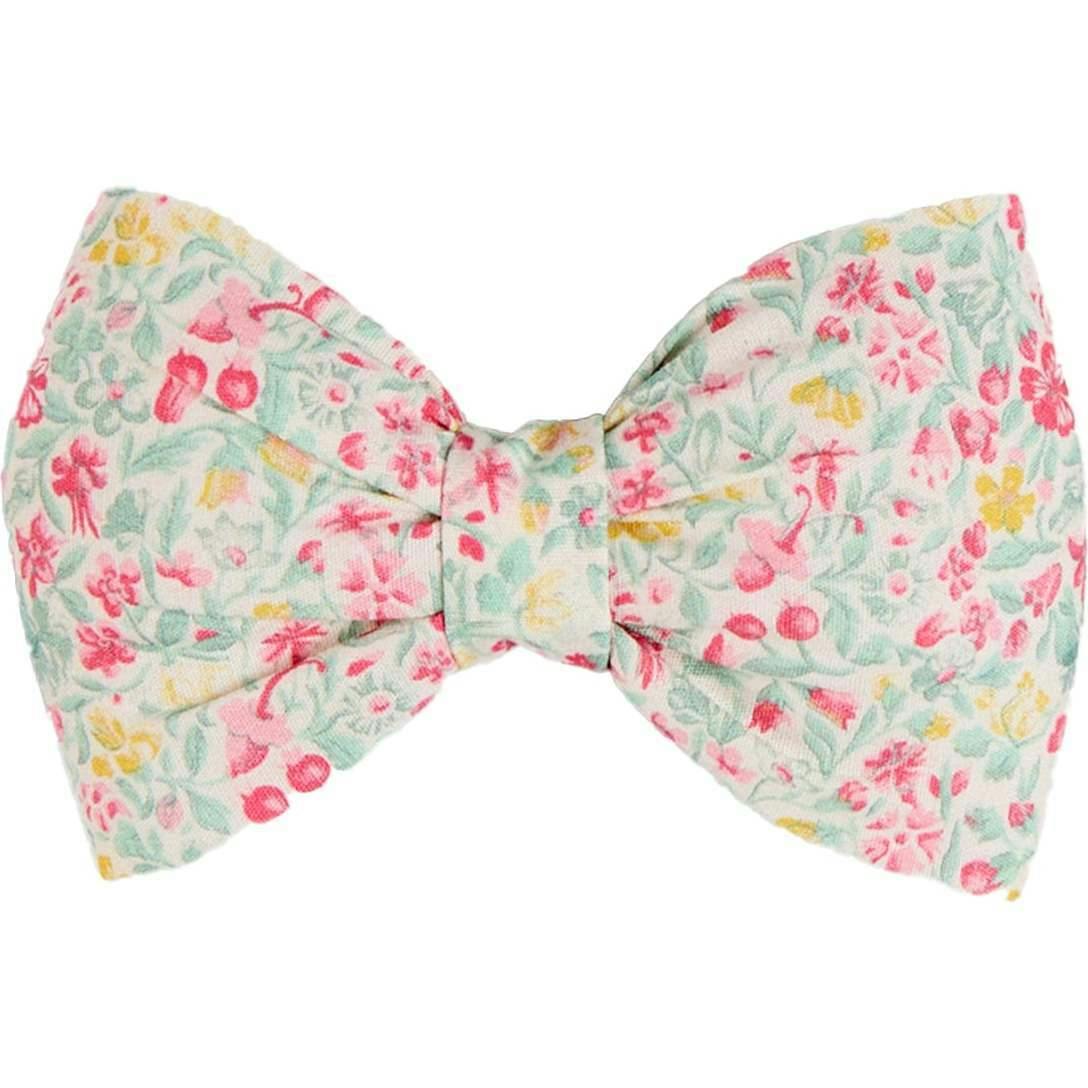 Adelaide Floral Medium Bow Hair Clip