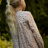 Girls Myrtle Pleated Dress | Pink Heather