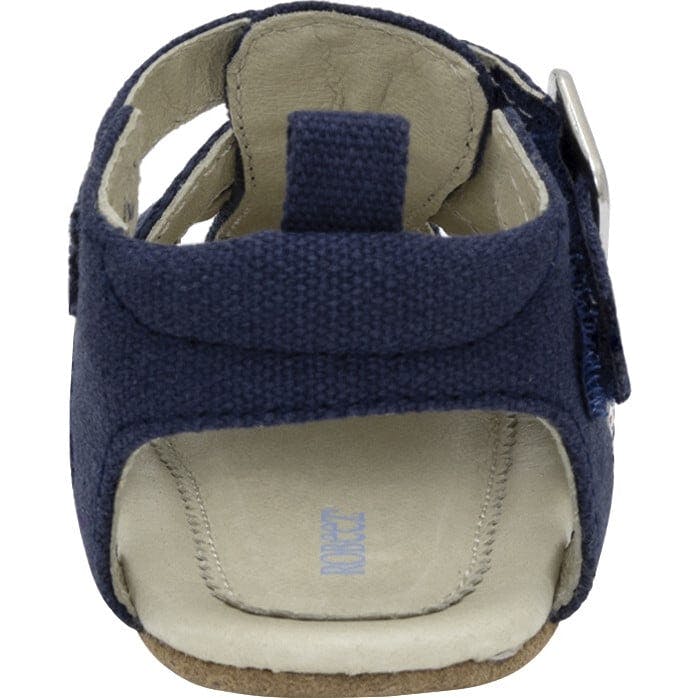Stuart Navy Canvas Sandal