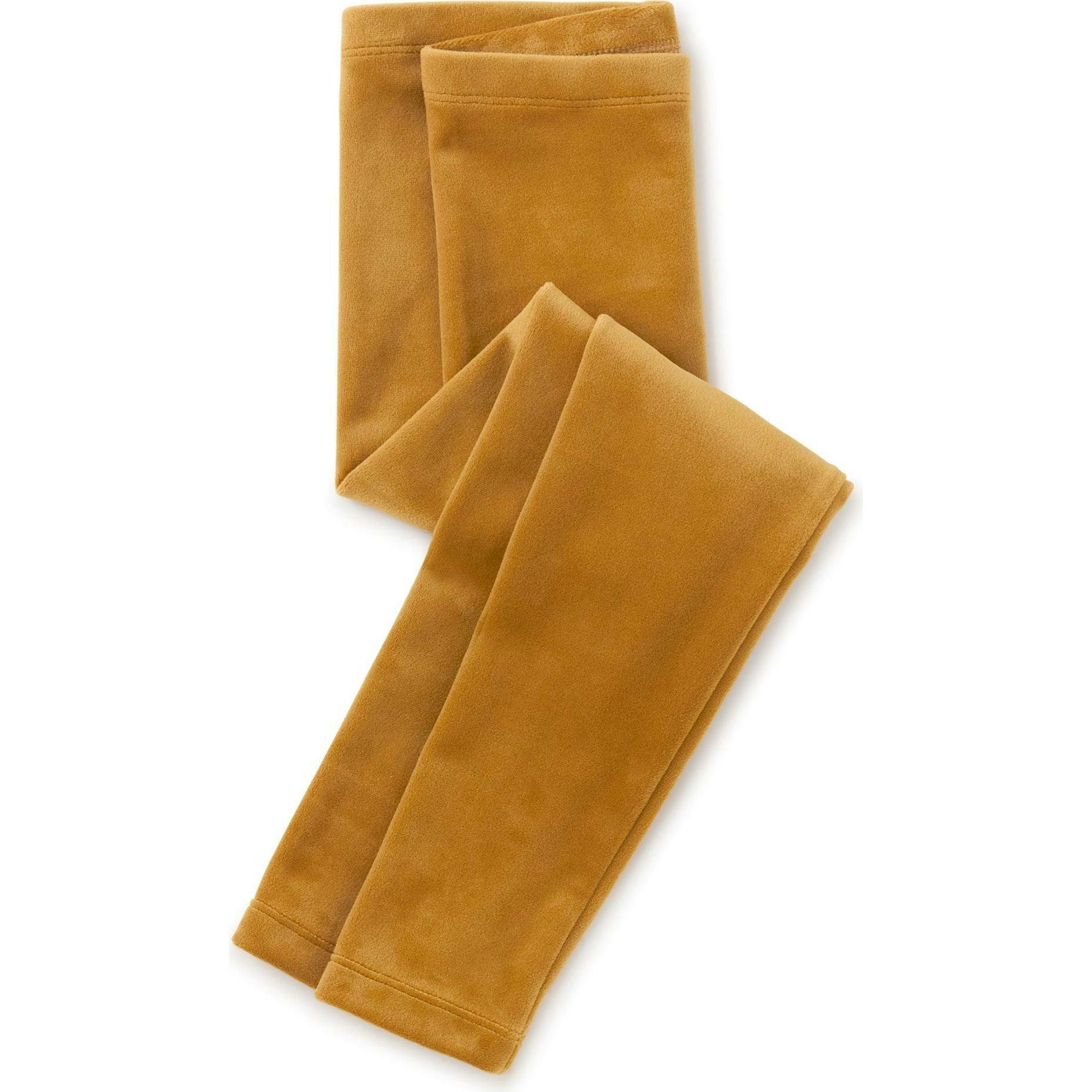 Velour Leggings, Brown