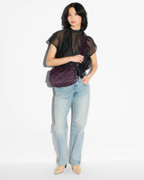 Raisin Madison Flap Crossbody