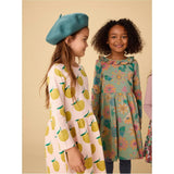 Long Sleeve Skirted Dress, Yellow