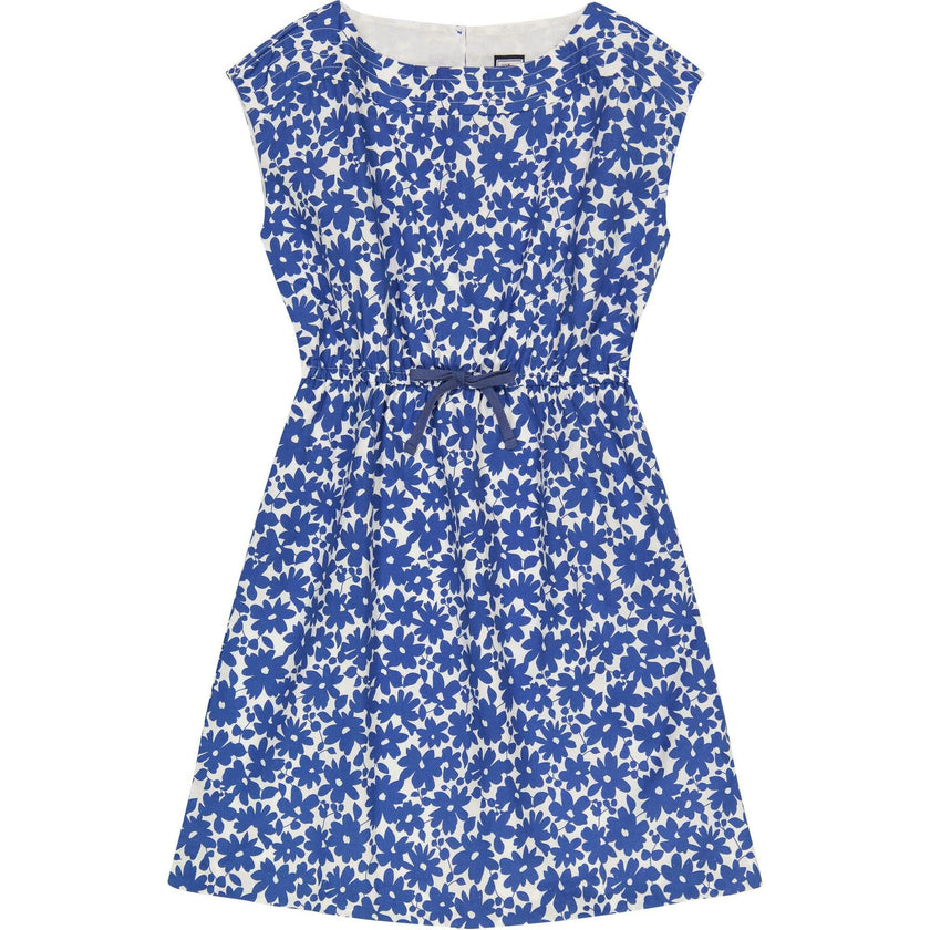Izzy Drawstring Dress, Blue