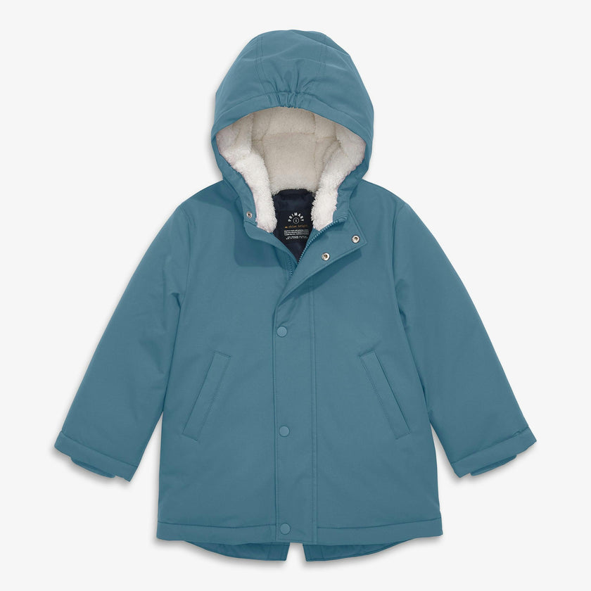 Kids weatherproof parka puffer