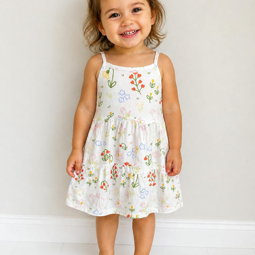 floral tank dress