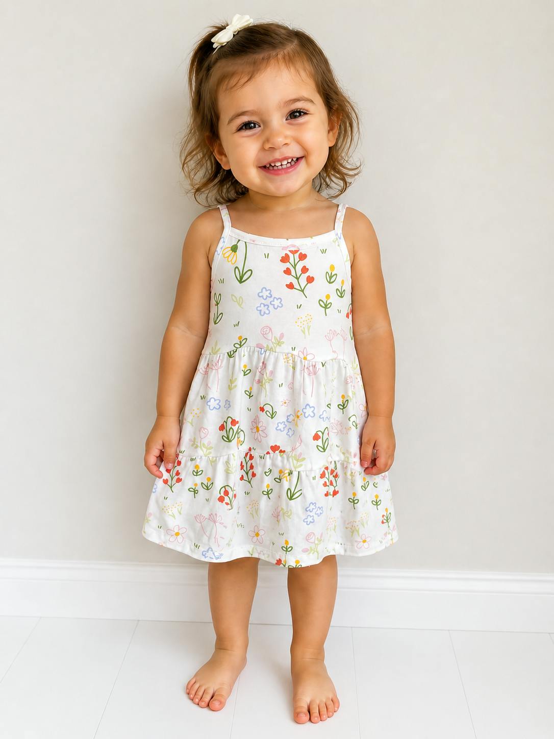 floral tank dress
