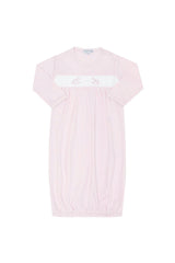 Pink Rocking Horse Embroidered Gown