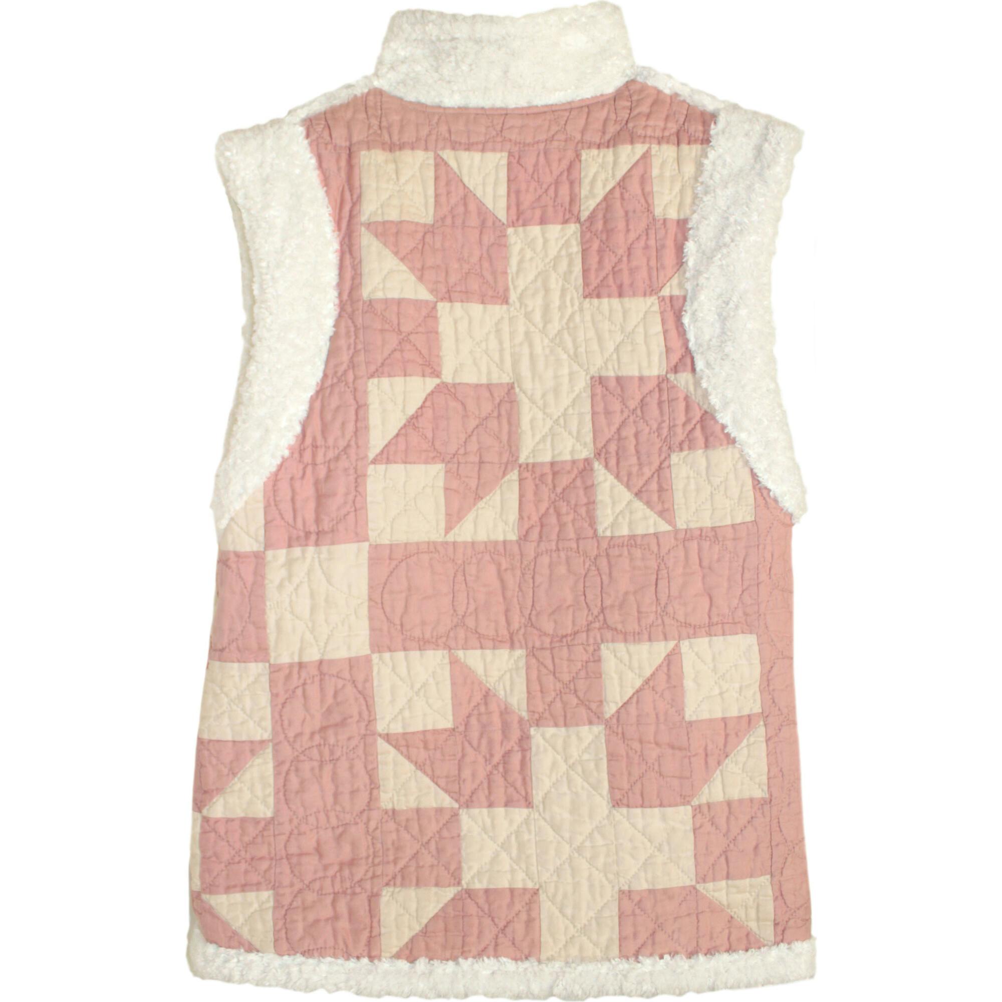 Women's Small Shearling Quilt Gilet