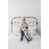 Cotton Muslin Swaddle Blanket - Dino Friends