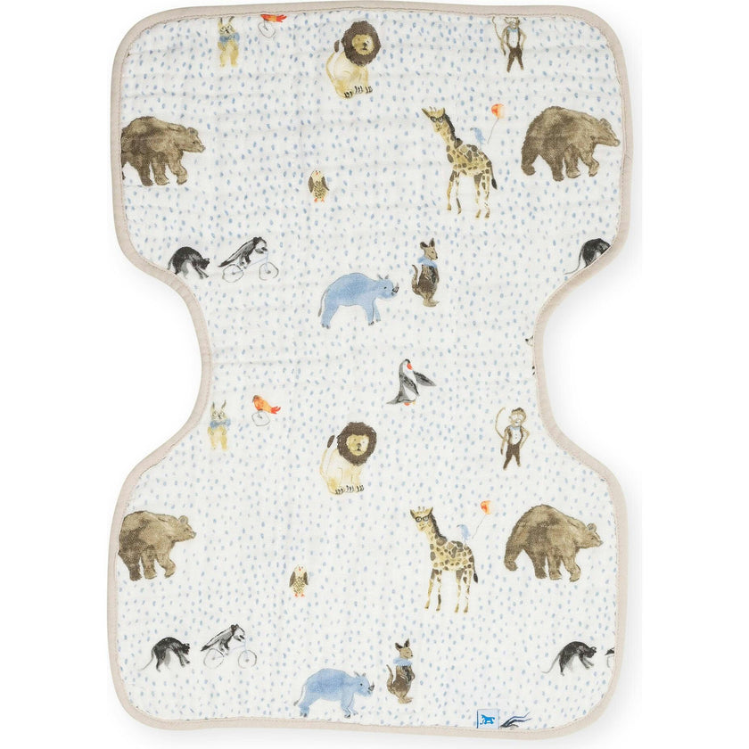 Cotton Muslin Burp Cloth - Party Animals
