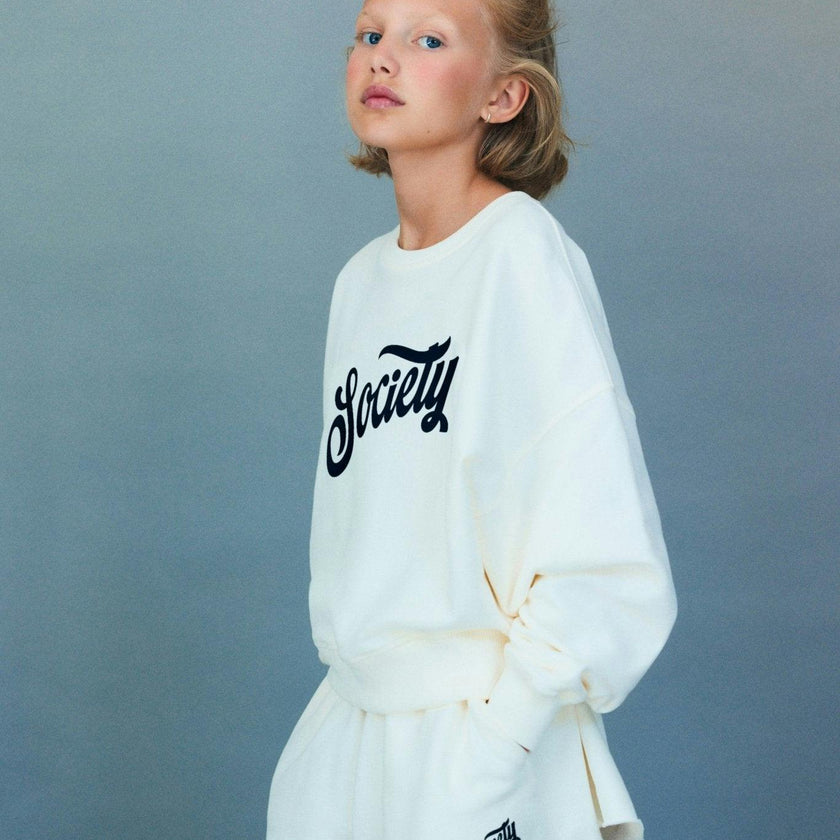 Mazus Teen Sweatshirt  Ecru