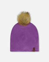 Mid-Season Jersey Removable Pompom Hat