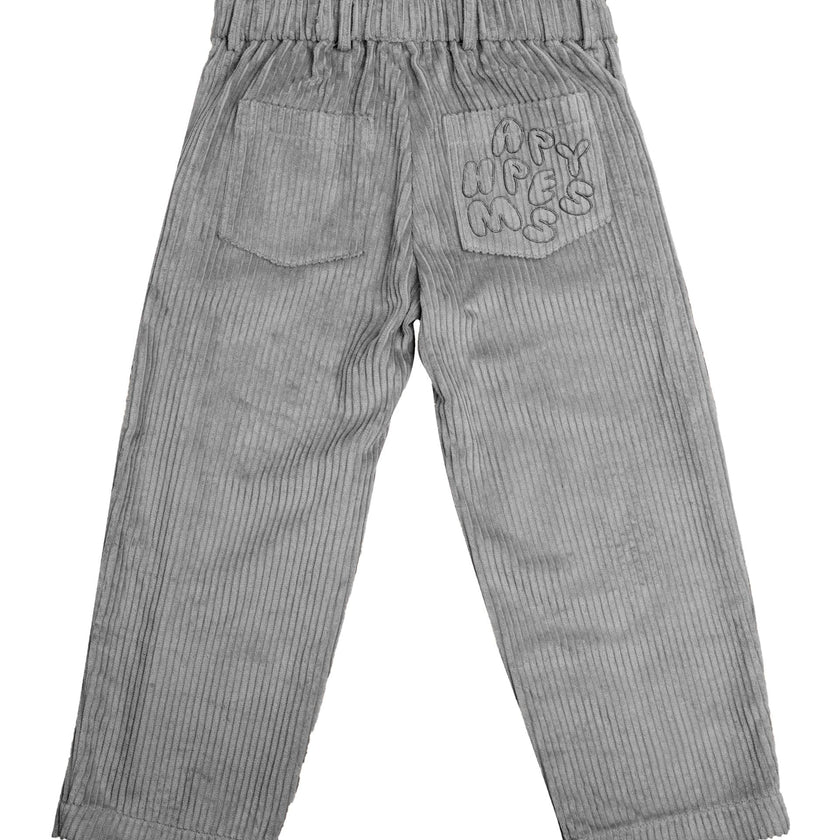 children's corduroy pants - foggy grey