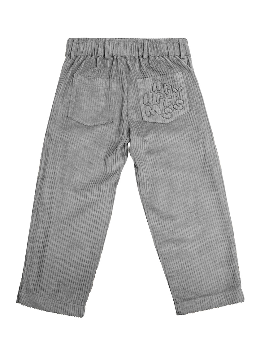 children's corduroy pants - foggy grey