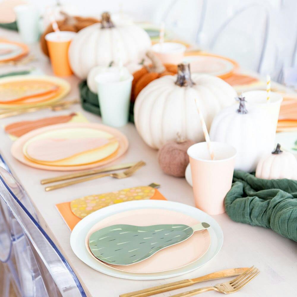 Gourd Fall Dessert Plates