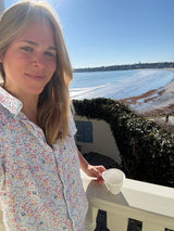 Lobster Bake Women’s Button Front Short Pajama Set