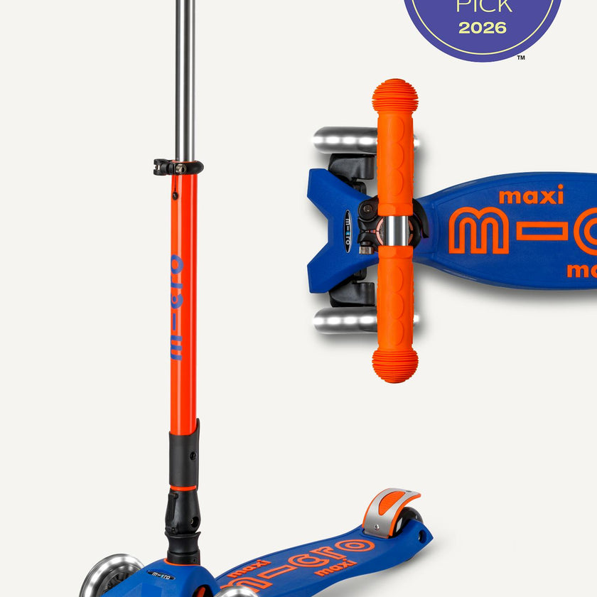 Micro Maxi Foldable LED Scooter
