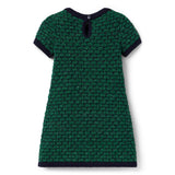 The Tweed Sweater Dress, green