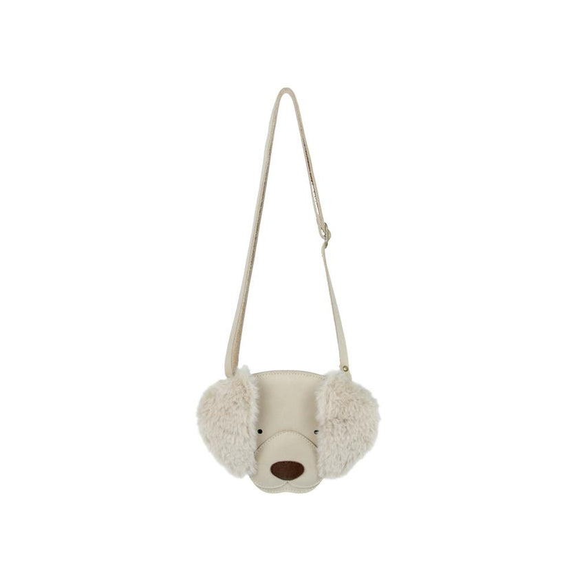 Britta Exclusive Purse | Golden Retriever | Ivory Classic Leather
