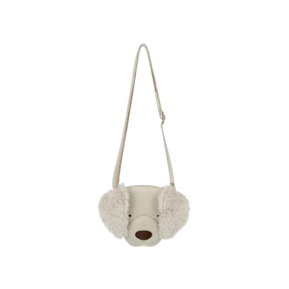 Britta Exclusive Purse | Golden Retriever | Ivory Classic Leather