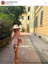 Wildflower Sun Hat - Olive Green Wide & Short Grosgrain Ribbon