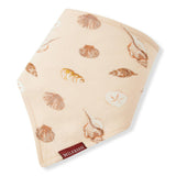Seashells Bamboo Three-Layer Kerchief Bib