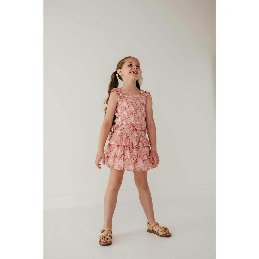 Tiered Mini Skirt