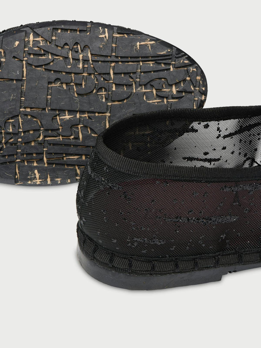 Celie Glitter Mesh Black