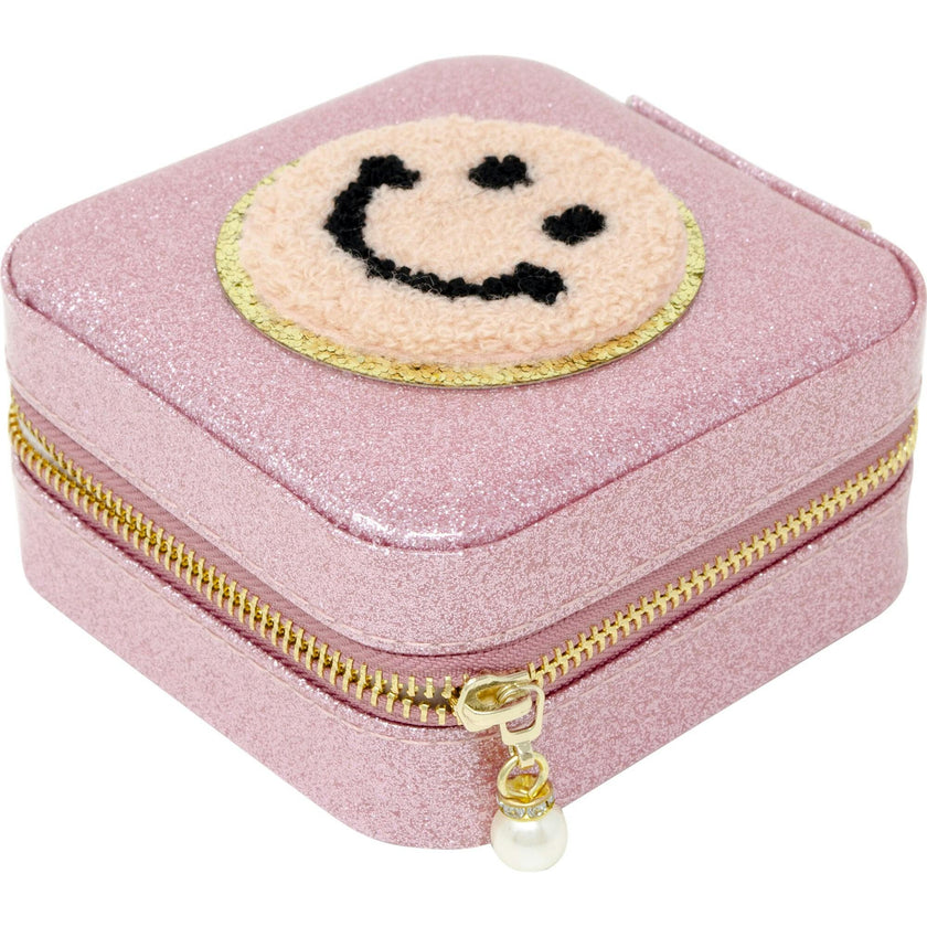 Happy Face Sparkle Jewelry Box
